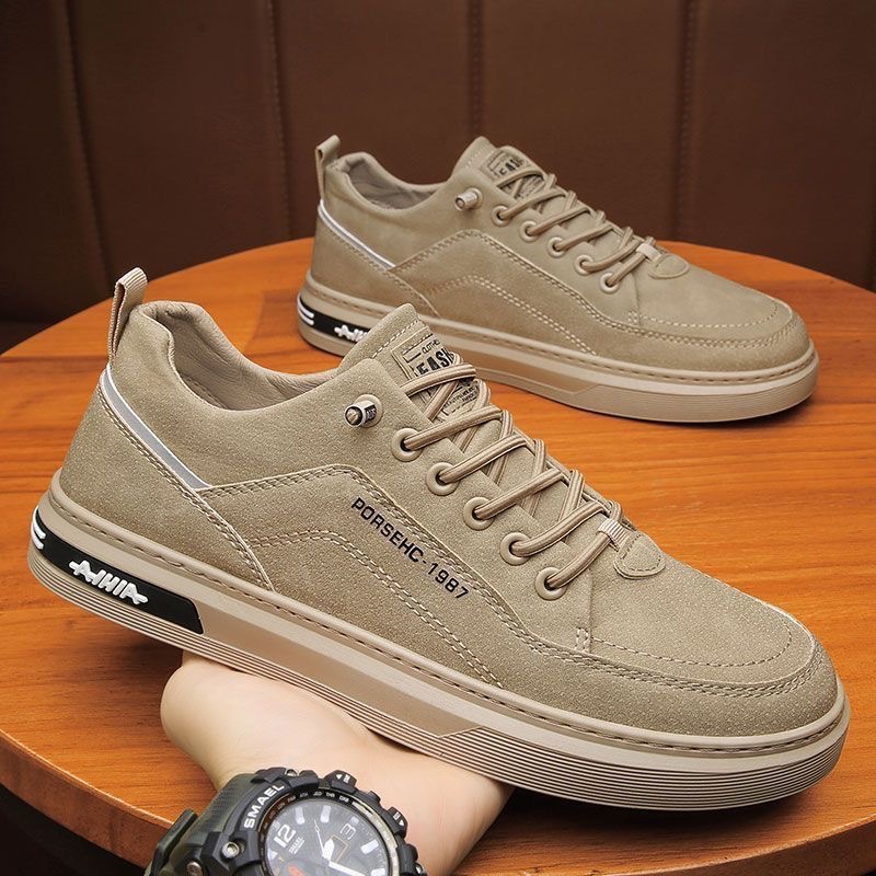 2026 New Mens Soft Leather Whi - Mens Fashion Trainers recension och pris