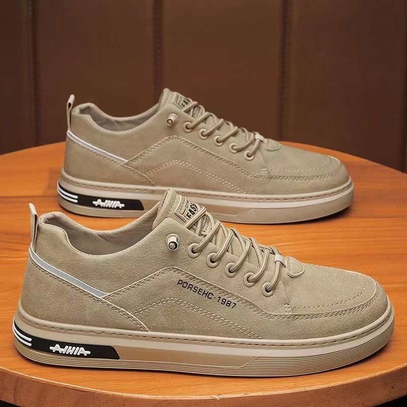 2026 New Mens Soft Leather Whi - Mens Fashion Trainers recension och pris
