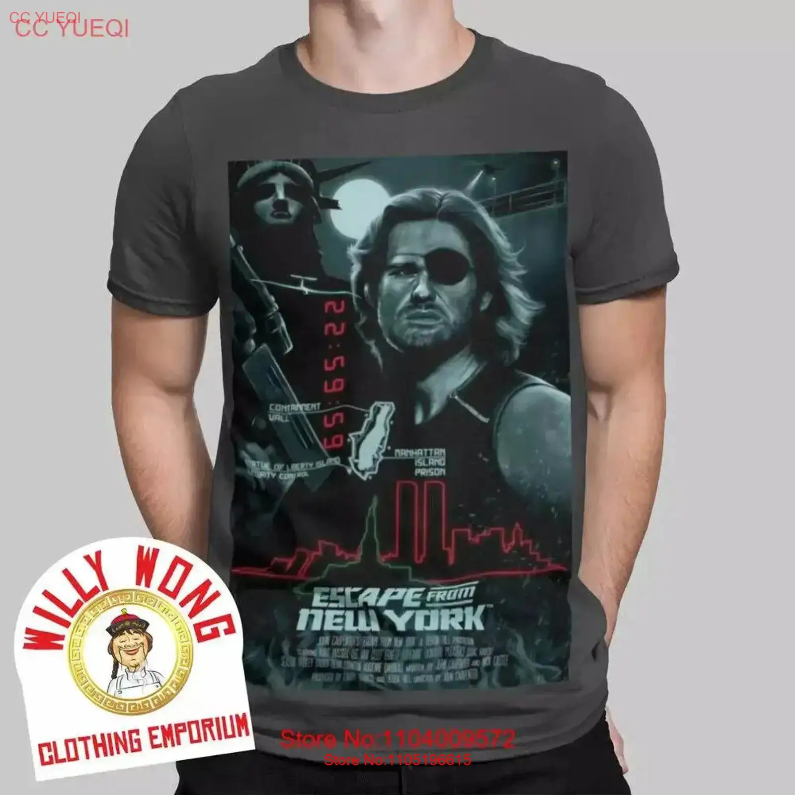 Escape From New York T Shirt R - Poster Men Fashion recension och pris