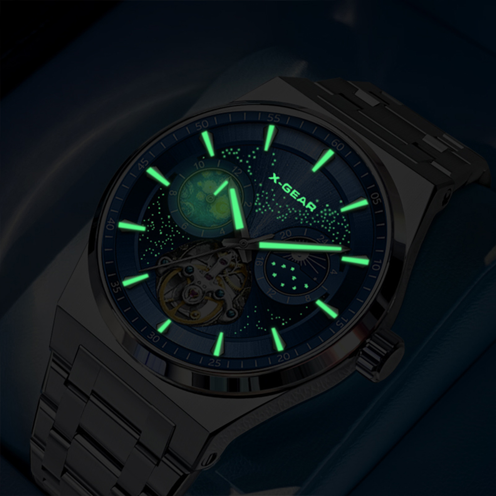 X-GEAR Flywheel Skeleton Autom - Men'S Fashion X recension och pris