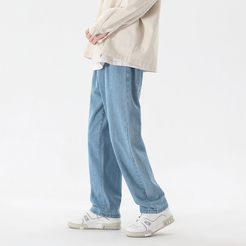 2023 New Korean Fashion Men's  - Men'S Fashion Grey Jeans recension och pris