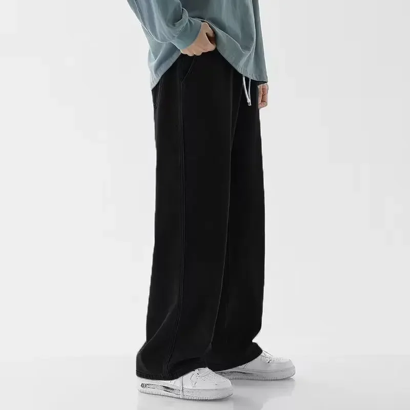 Korean Style Streetwear New Fa - Men'S Fashion Grey Jeans recension och pris