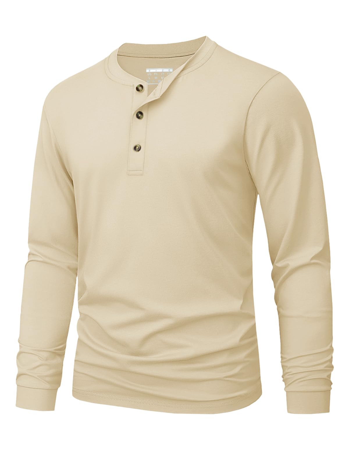 Men's Henley T-Shirt Simple So - Mens Fashion Clothes recension och pris