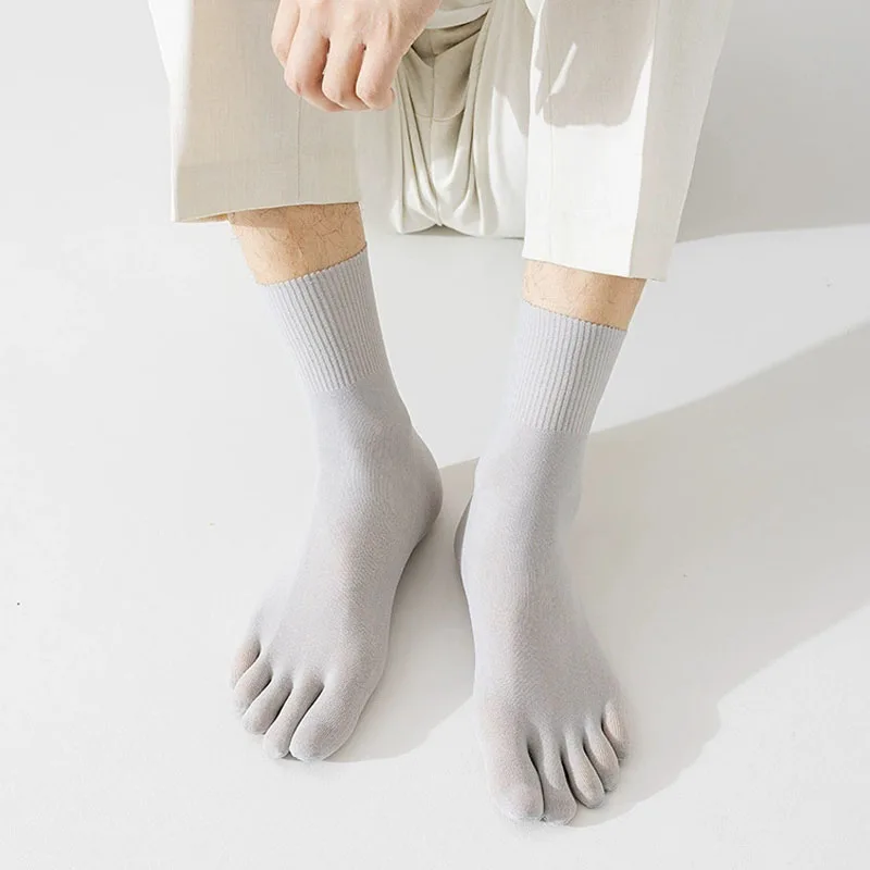 4 Pairs Summer Thin Five Finge - Socks Ankle Men recension och pris