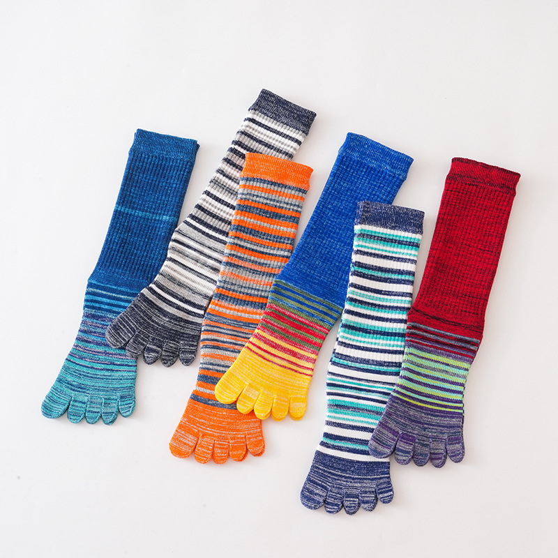 1/5 Pairs Men Toe Socks Long P - Socks Ankle Men recension och pris