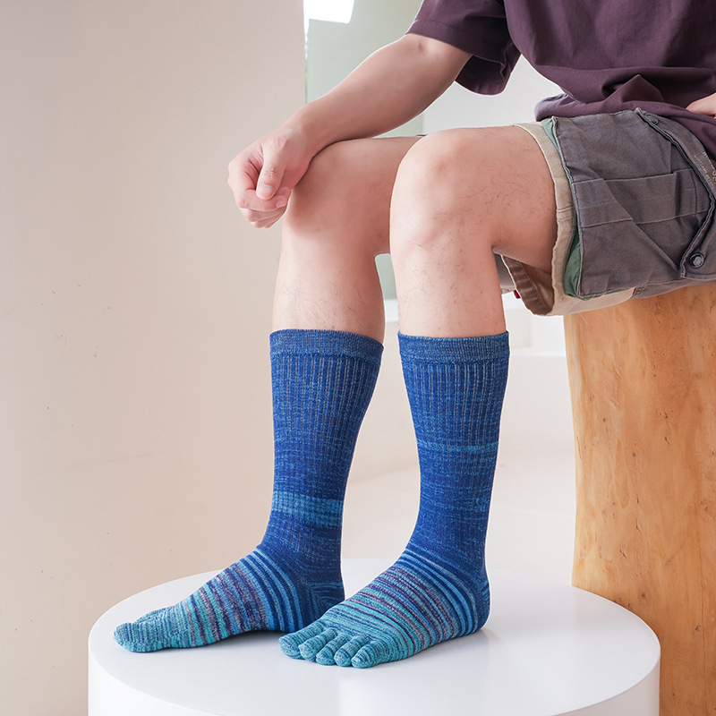 1/5 Pairs Men Toe Socks Long P - Socks Ankle Men recension och pris