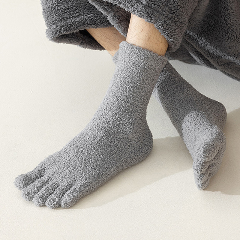 1/5 Pairs Mans Thermal Toe Soc - Socks Ankle Men recension och pris