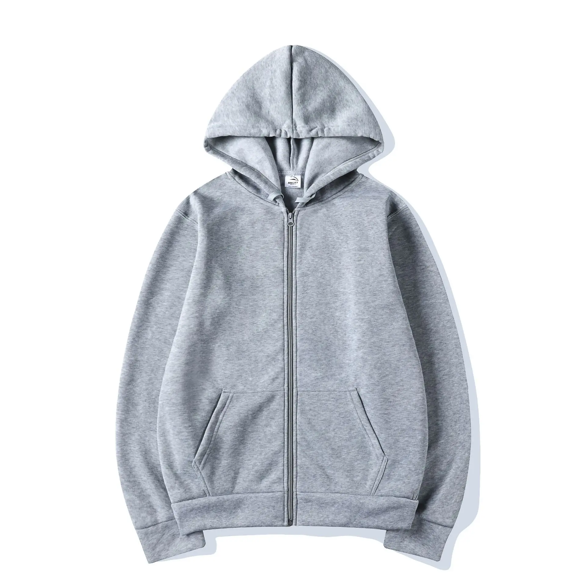 High Street Hoodie Men Solid C - Mens Fashion Zip Up Hoodies recension och pris