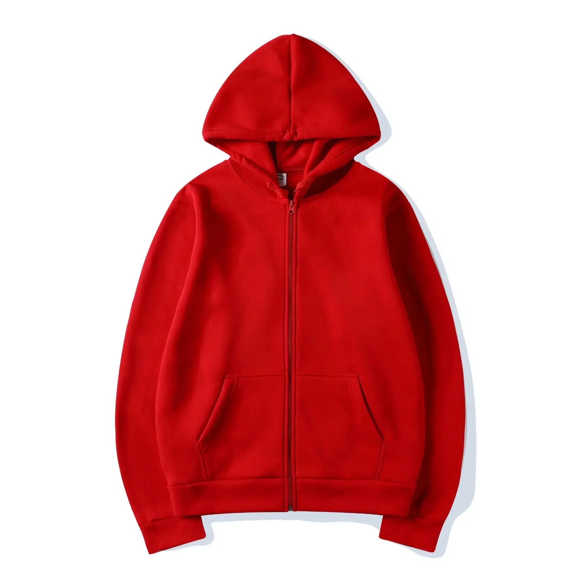 High Street Hoodie Men Solid C - Mens Fashion Zip Up Hoodies recension och pris